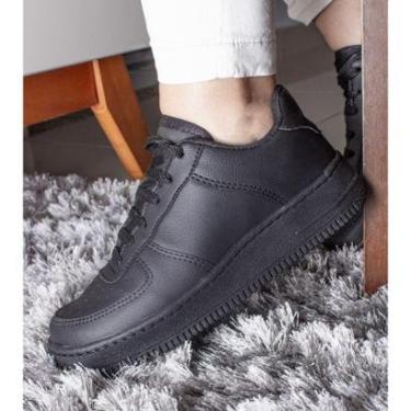 Imagem de Tênis Sneakers Casual Unissex Moda Blogueira Estilo E Conforto Dia a Dia Social-Unissex