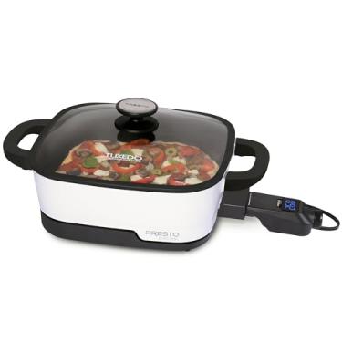 Imagem de Presto Frigideira digital de precisão 07118 Tuxedo Multi-Cooker