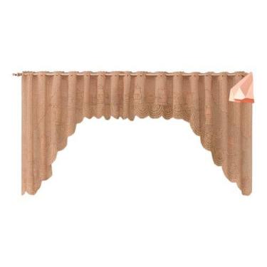 Imagem de Cortina Bando Renda Cascata Cozinha Bule 3,15x1,00 Sortida - Beija Flo