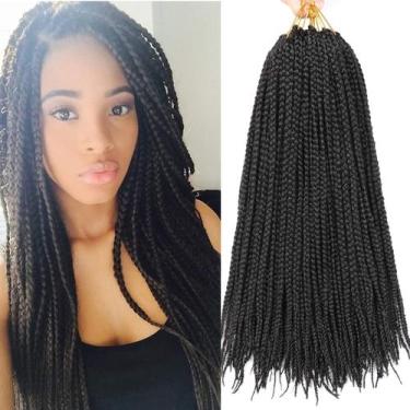 Imagem de Crochet Hair XCHSLB Goddess Box Braids 18 polegadas, 7 pacotes