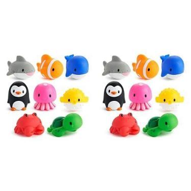 Imagem de Brinquedo de banho Munchkin Ocean Squirts, pacote com 8 unidades por m