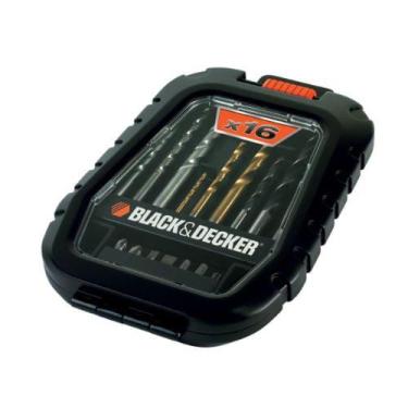 Imagem de Jogo 16 Peças para Furar e Parafusar A7186-XJ Black & Decker