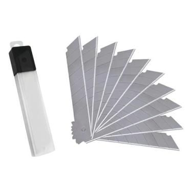 Imagem de Kit Lâminas Profissional Para Estilete 18mm Com 10 Peças - RIO TIJUCAS