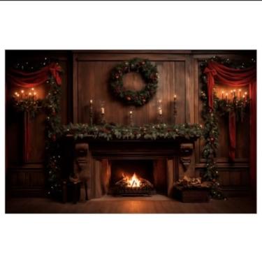 Imagem de Painel Fundo de decoração tema Natal Em Tecido 2,20 X 1,70m (21 Modelos de Paineis) (5)