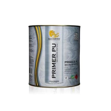 Imagem de Primer PU Aço Corten - Secagem Rápida - Kit 3,6L