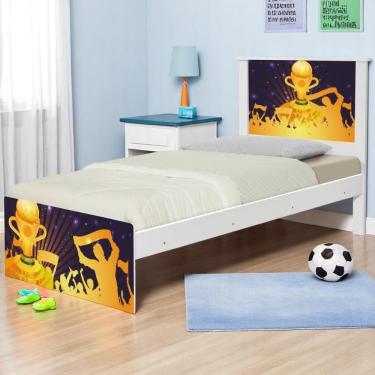 Imagem de Cama Juvenil Zap Futebol Troféu Com Colchão