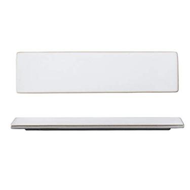 Imagem de Prato de serviço prato de sushi japonês criativo retrô retangular prato plano bolo dim sum bolinho frito colocando pratos ocidentais simples (cor: 1)