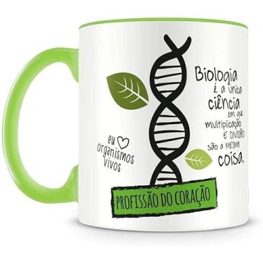 Imagem de Caneca Verde Profissão Biologia