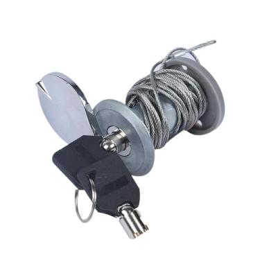 Imagem de Generic Kit de trava de emergência para porta de garagem, trava de cabo de aço, liga de zinco, fácil de instalar, fácil acesso, profissional, luxo, com chaves, Style B