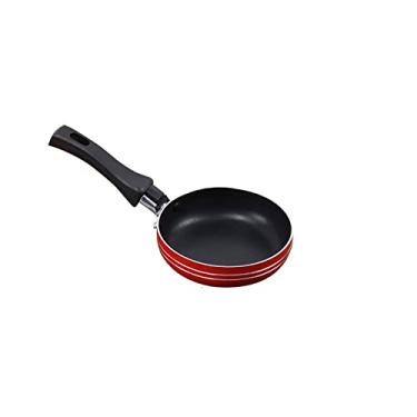 Imagem de FJVJBNN Frigideiras de 12 cm, frigideira, frigideira, grossa, antiaderente, aço, panqueca, bife, frigideira, utensílios de cozinha, cor aleatória