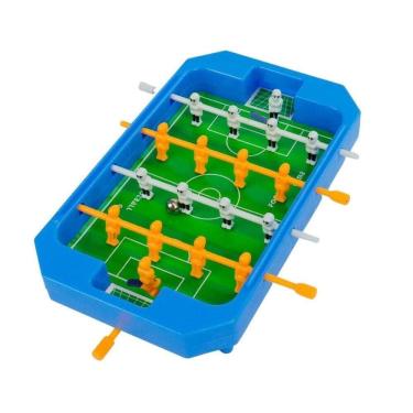 Imagem de Mesa de Pebolim 17x12cm Futebol Mini - Tudo em Caixa