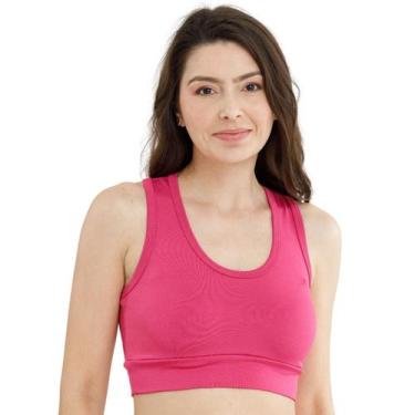 Imagem de Top Suplex Feminino Básico Esportivo S/bojo Confortável Slim Fit 3040A