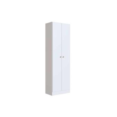 Imagem de Armário Multiuso Casal Xangai c/ 2 Portas Branco - Genialflex