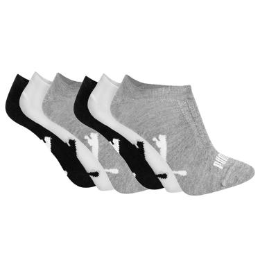 Imagem de Kit 6 Pares de Meia Puma Sapatilha Esportiva