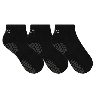 Imagem de Kit 3 Pares de Meia Selene Esportiva Hidroginástica - Preto