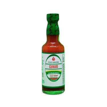 Imagem de Pimenta Cumari Molho 60ml Saborosa Gourmet Premium Fogo Mineiro