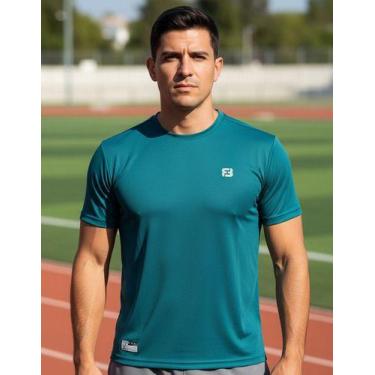 Imagem de Camiseta Térmica Masculina Academia Dry Fit, Poliamida Uv - FYNE fIT, 
