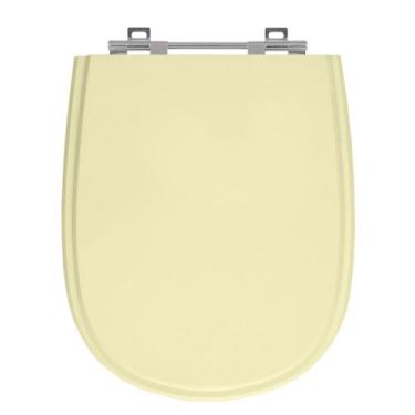 Imagem de Assento Sanitário Ezedra Bone (Bege Claro) Tampa para Vaso Ideal de Ma