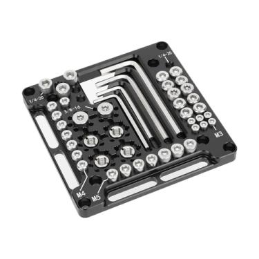 Imagem de CAMVATE Kit de placa de armazenamento de parafuso e chave Allen com montagem VESA de 75 e 100 mm - 3881