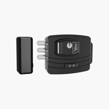 Imagem de FECHADURA ELETR. AGL ULTRA CARD PRETA MIFARE 13,56 MHZ - 42MM CH.SIMP. F.ESP.