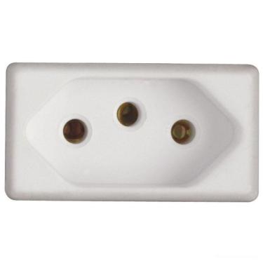 Imagem de Interruptor E Tomada 20a Liz Bege Tramontina Completo Pronto Tramontina