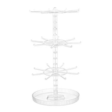 Imagem de APLVFFZH Suporte para Guardar Joias, Expositor para Bonecas, Suporte para Joias, Suporte para Pendurar Brincos, Limpe o nível 3