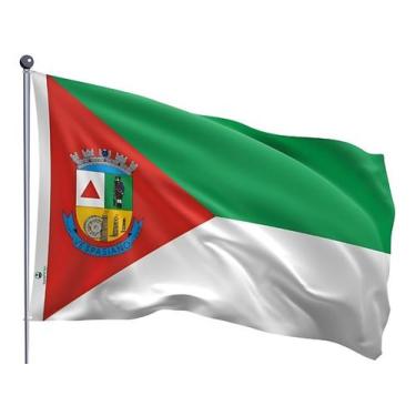Imagem de Bandeira do Município de Vespasiano Uma Face Estampada 90x128cm - Qual