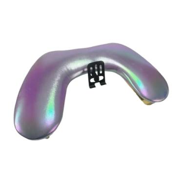 Imagem de oshhni Mesa de manicure com apoio para mãos, suporte para celular e superfície antiderrapante para apoio de mãos em salões de beleza especializados em unhas, Roxo