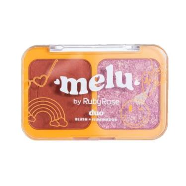Imagem de Duo Blush + Iluminador Potion Last Dance RR-1002-2 Melu Ruby Rose