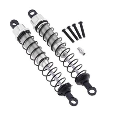 Imagem de WLtoys 12428 Conjunto de amortecedor de choque para escala 1:12, metal, prata