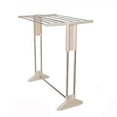 Imagem de YWangQiang Porta-toalhas pequeno tipo arejador/piso/tubo composto de aço inoxidável/escorredor de roupas de bebê 73,4 cm (pérola)