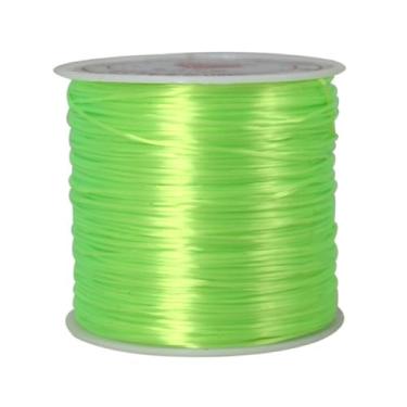 Imagem de Cordão elástico de cristal de 0,5 mm, 60 metros, fio elástico para pulseiras, colares, cordão elástico flexível com várias cores para fabricação de joias e miçangas