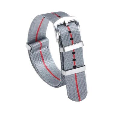 Imagem de Pulseira De Relógio De Nylon Verde 18/20/22mm Alta Densidade Militar E