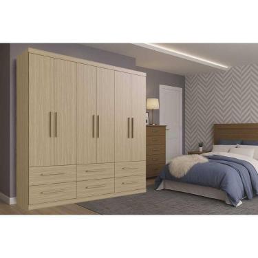 Imagem de Guarda Roupa Casal 6 Portas E 6 Gavetas Ph 1691 Cedro - Herval