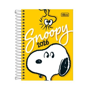 Imagem de Agenda 2026 Espiral Diária 12,9 X 18,7cm Snoopy Tilibra Estampa 1