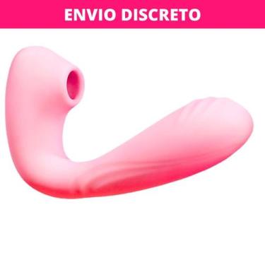 Imagem de Sugador Clitóris Mamilos Dupla Penetração Estimulador Massageador Reca