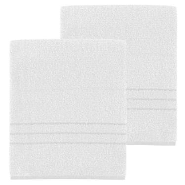 Imagem de Kit 2 Toalhas de Banho Piscina Teka 70 X 135 cm, Branco