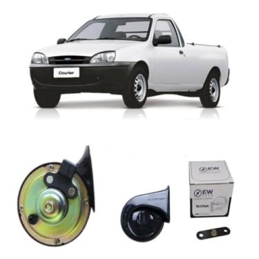 Imagem de BUZINA AUTOMOTIVA CARACOL COM PLUG 2 PINOS PARA COURIER 1996 >1999