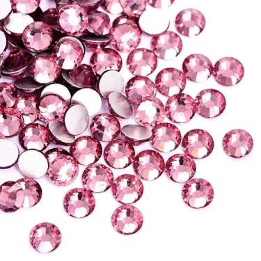 Imagem de 1500 peças de strass de 1,5 mm para arte de unhas, cola brilhante em pedras preciosas para capa de telefone DIY, fabricação de joias, artesanato - mistura de várias cores (roxo)