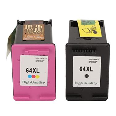Imagem de Acouto Cartucho Jato de Tinta 64XL 2 Unidades ABS de Alta Capacidade para Impressoras Fotográficas - Impressão de Qualidade Sem Compromisso