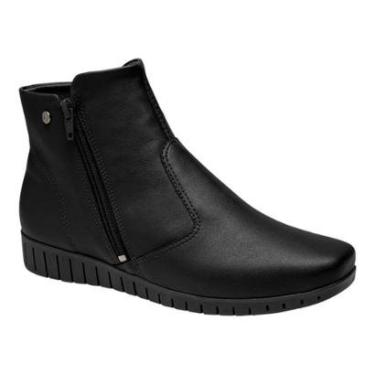 Imagem de Bota Campesi L9331 Cano Curto Salto Anabela Flatform Feminino-Feminino