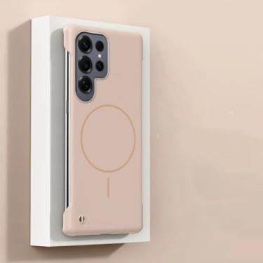 Imagem de Capas magnéticas para celular Samsung Galaxy S25 S24 S23 S22 Ultra Plus S25 (para Galaxy S24/Dourado Deserto)