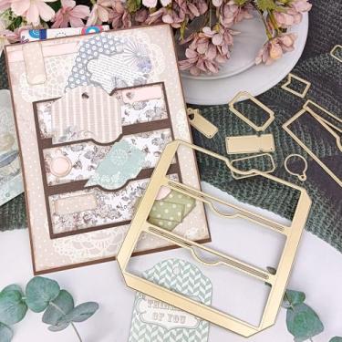 Imagem de Alinacutle 1 peça de molde de corte de metal para fazer cartões feitos à mão, álbum de recortes, presente de papel, decoração de férias, modelo feito à mão - alinacutle (recorte de bolso para álbum)