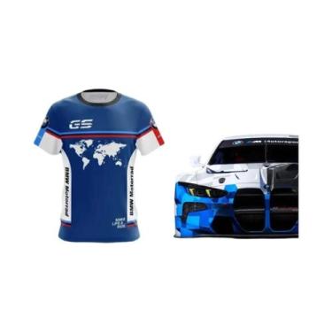 Imagem de Camiseta Masculina BMW De Verão Com Manga Curta, Estilo Esportivo Raci