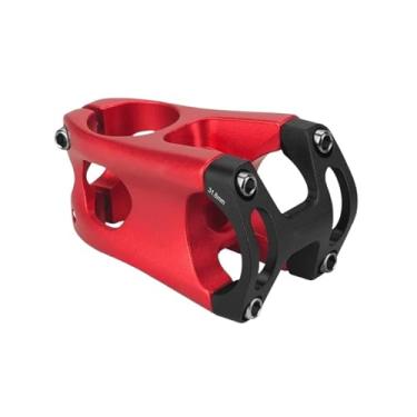 Imagem de Mesa de guidão MTB Power Stem 31,8 * 50mm/1,97 pol. para mountain bike, off-road, XC, riser, em liga de alumínio, oca, para ciclismo.(Red)