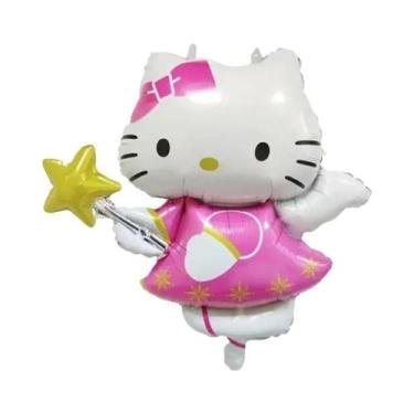 Imagem de Decoração De Balões Hello Kitty Para Meninas, Suprimentos Para Festa D