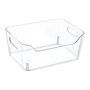 Imagem de Organizador Transparente 7l: Estilo E Praticidade Para Armários E Geladeiras