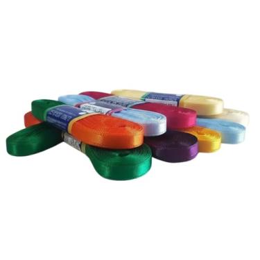 Imagem de Fita Cetim Fina No 1 Laço Tiara 7mm Rolo Fita Fina 7 Un.