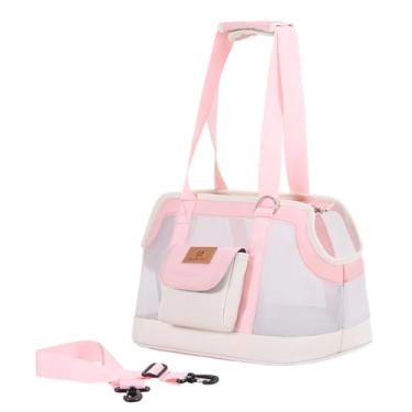 Imagem de Transporte Portátil para Pets Bolsa Transpirable com Alça Trabalho - de Saída Tecido Oxford Fashion Resistente a Riscos e Sujeira Grande Capacidade Cães Pequenos Gatos