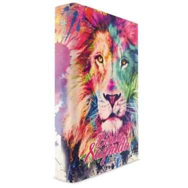 Imagem de Bíblia Leão Color - Capa Dura - NTLH